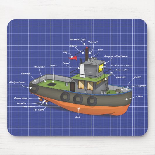 Schlepper Mousepad (Vorne)