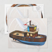 Schlepper Postkarte (Vorne/Hinten)