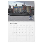 Schlepper und Fracht der NYS Marinelandstraße Kalender (Feb 2026)