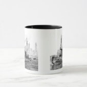 Schlepper und Skyline Tasse (Zentrum)
