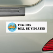 Schlepper werden Autoaufkleber verletzt (Auf Auto)