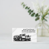 Schleppfahrzeug | Industrie Visitenkarte (Stehend Vorderseite)