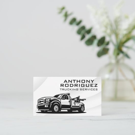 Schleppfahrzeug | Industrie Visitenkarte (Stehend Vorderseite)