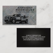 Schleppfahrzeug | Stahlplatte Visitenkarte (Vorne/Hinten)