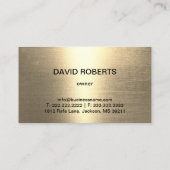 Schleppfirma Gold Tow Truck Beruflich Visitenkarte (Rückseite)