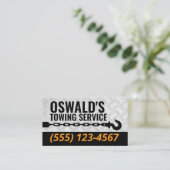 Schleppfirma Metal Beruflich Tow Hook Visitenkarte (Stehend Vorderseite)