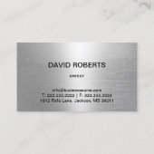 Schleppfirma Patriotic Metal Tow Truck Hook Visitenkarte (Rückseite)