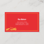 Schleppfirma Visitenkarte (Rückseite)