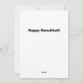 Schlepping Holiday Card Feiertagskarte (Rückseite)