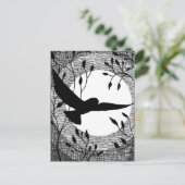 Schleppkahn und Mondkreuz Postkarte (Stehend Vorderseite)