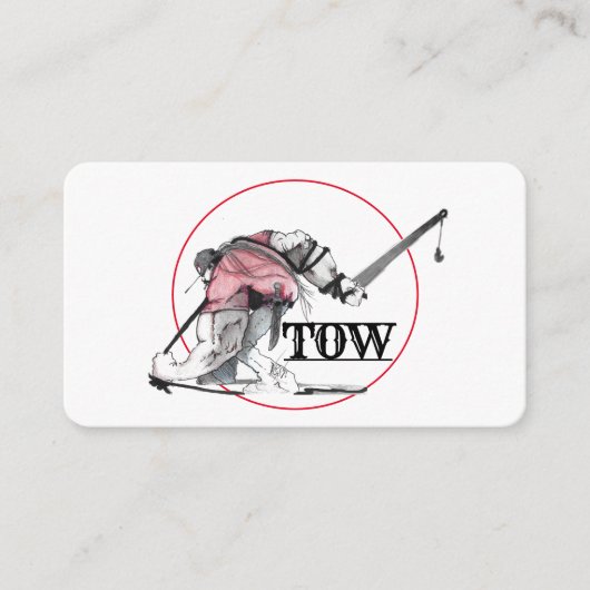 Schleppkarte Visitenkarte (Vorderseite)