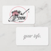 Schleppkarte Visitenkarte (Vorne/Hinten)