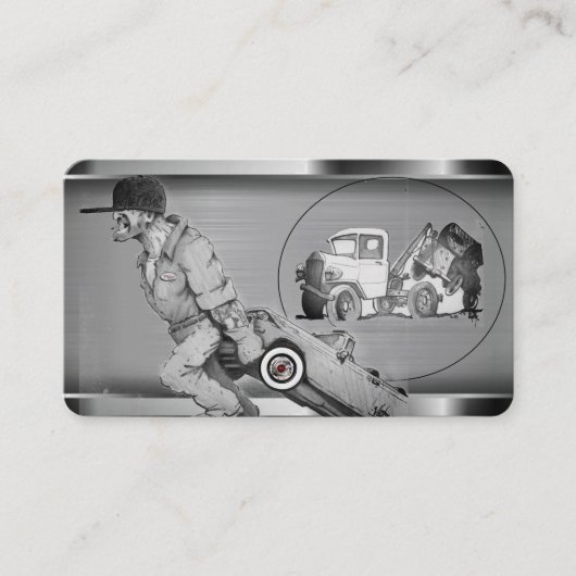 Schleppkarte Visitenkarte (Vorderseite)