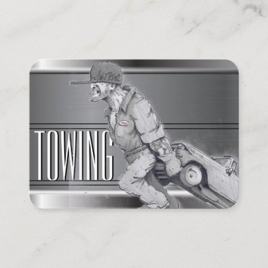 Schleppkarte Visitenkarte (Vorderseite)