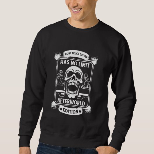 Schleppkelle - Schleppzug mit dünner gelber Linie Sweatshirt (Vorderseite)