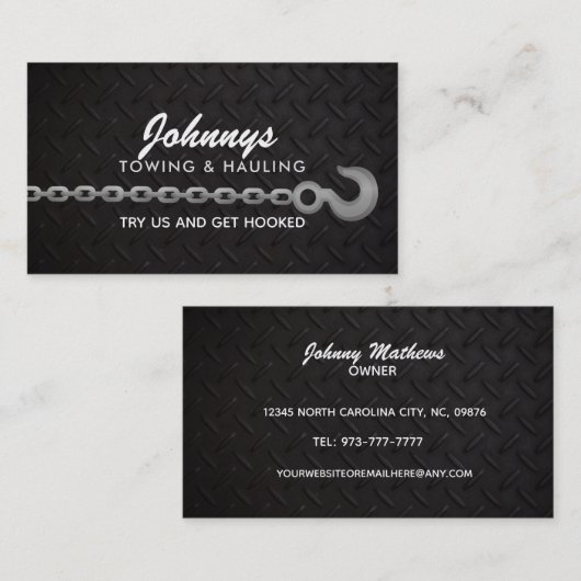 Schleppnetze für Visitenkarten Visitenkarte (Vorne/Hinten)