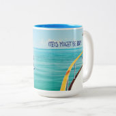 Schleppnetzfischer-Abfall - (dieser könnte Rum Zweifarbige Tasse (VorderseiteRechts)