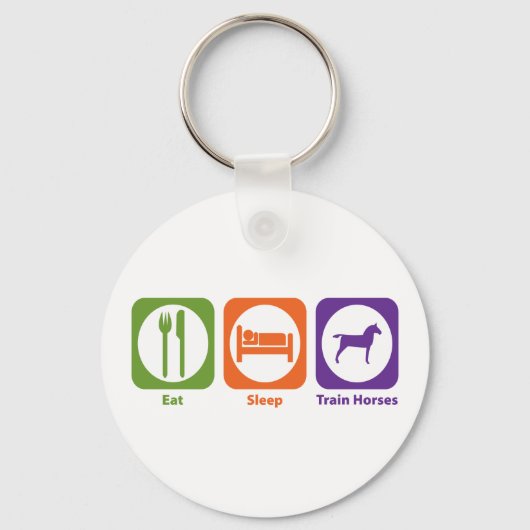 Schlepppferde essen schlüsselanhänger (Vorderseite)