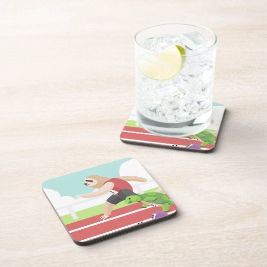 Schlepprennen Getränkeuntersetzer (Rechte Seite)