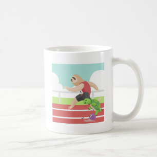 Schlepprennen Kaffeetasse