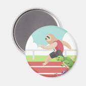 Schlepprennen Magnet (Vorderseite/Rückseite)