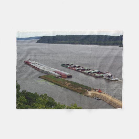 Schlepptau Fleecedecke (Vorderseite (Horizontal))