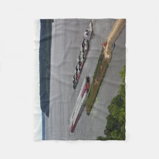 Schlepptau Fleecedecke (Vorderseite)