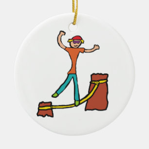 Schleppung Keramik Ornament
