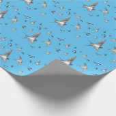 Schleppvögel Geschenkpapier (Ecke)