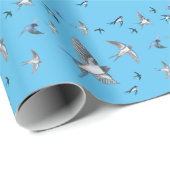 Schleppvögel Geschenkpapier (Rolleneckpunkt)