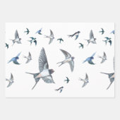 Schleppvögel Geschenkpapier Set (Vorderseite)