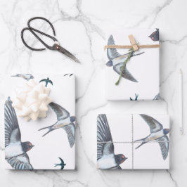 Schleppvögel Geschenkpapier Set