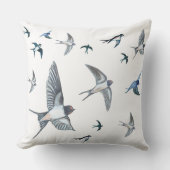 Schleppvögel Kissen (Vorderseite)