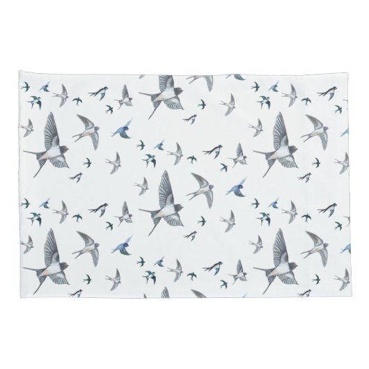 Schleppvögel Kissenbezug (Rückseite-Rechts)