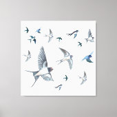 Schleppvögel Leinwanddruck (Vorderseite)