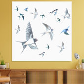 Schleppvögel Leinwanddruck (Insitu (Wohnzimmer))