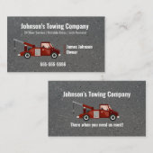 Schleppwagen Firmenkarte Visitenkarte (Vorne/Hinten)