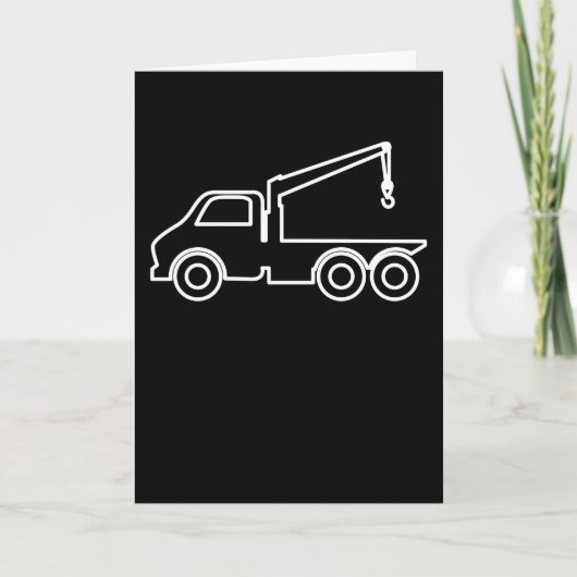 Schleppwagen Karte (Vorderseite)