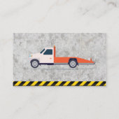 Schleppwagen | Konkreter Hintergrund Visitenkarte (Rückseite)