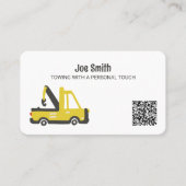 Schleppwagen - Maßgeschneiderte QR Visitenkarte (Vorderseite)