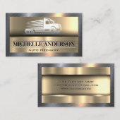 Schleppwagen | Metallisch | Steel Shine Visitenkarte (Vorne/Hinten)