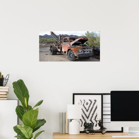 Schleppwagen Poster (Heimbüro)