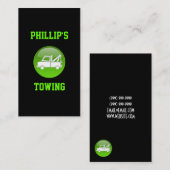 Schleppwagen-Schleppwagen-Service-Visitenkarte Visitenkarte (Vorne/Hinten)