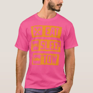 Schleppwagen Shirt Sleep Tow Lkw Fahrer T-Shirt m