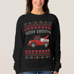Schleppwagen Ugly Weihnachtskraut Sweatshirt