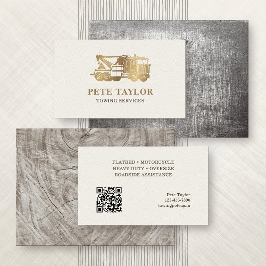 Schleppwagen Visitenkarte