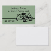 Schleppwagen-Visitenkarte Visitenkarte (Vorne/Hinten)