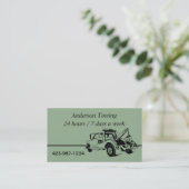 Schleppwagen-Visitenkarte Visitenkarte (Stehend Vorderseite)