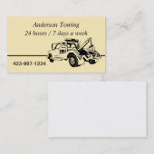Schleppwagen-Visitenkarte Visitenkarte (Vorne/Hinten)