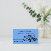 Schleppwagen-Visitenkarte Visitenkarte (Stehend Vorderseite)